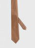 Standard Fit Beige Patterned Tie