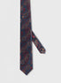 Standard Fit Navy Patterned Tie