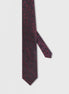Standard Fit Burgundy Patterned Tie