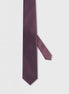 Standard Fit Dark Burgundy Patterned Tie