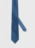 Standard Fit Blue Patterned Tie