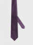 Standard Fit Dark Burgundy Patterned Tie