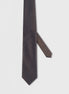 Standard Fit Brown Patterned Tie