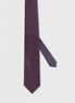 Standard Fit Dark Burgundy Patterned Tie