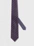 Standard Fit Purple Patterned Tie