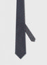 Standard Fit Light Navy Patterned Tie