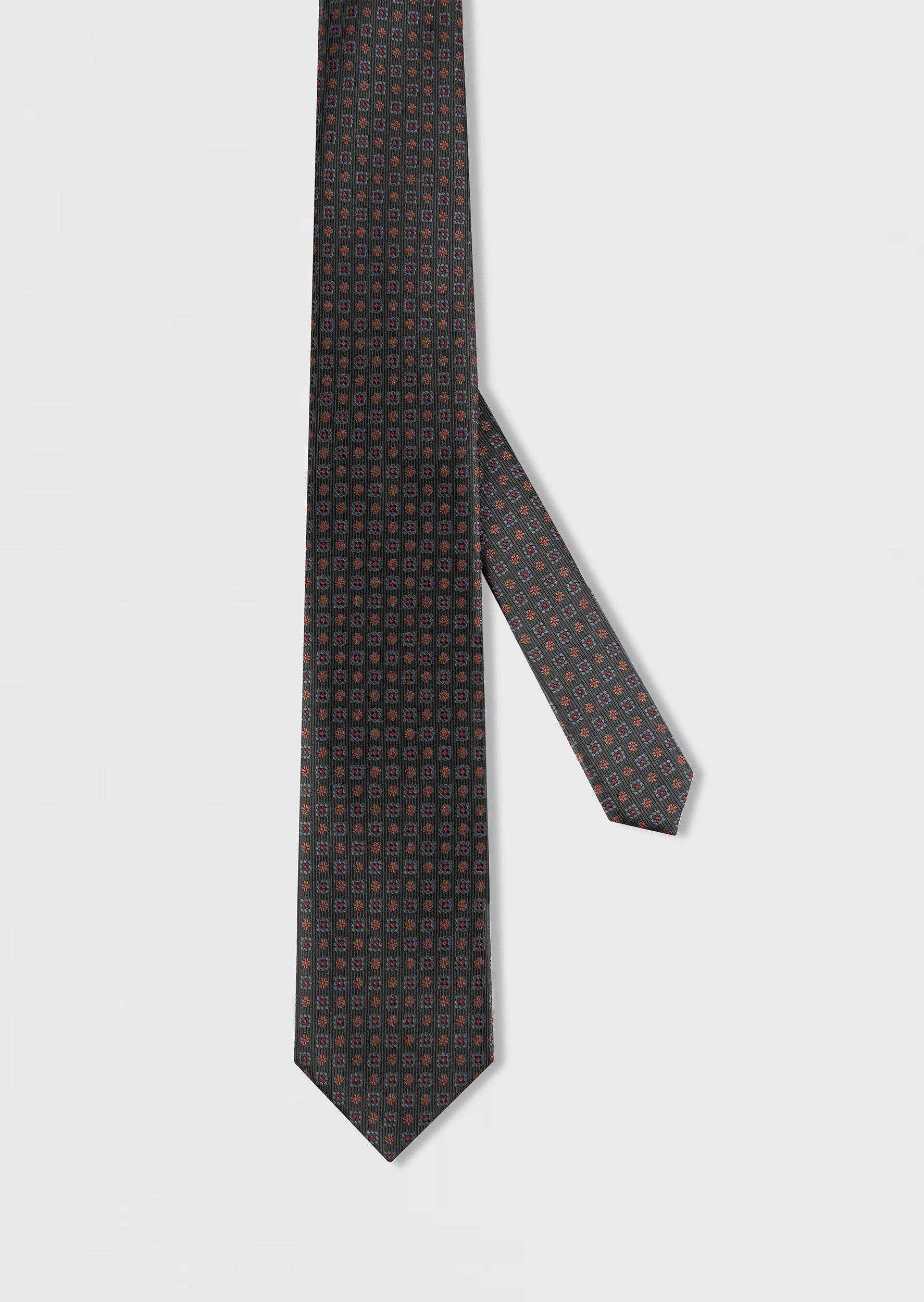 Black Patterned Tie