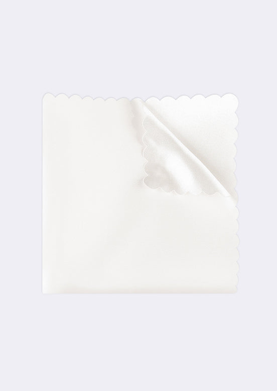 White Pocket Square
