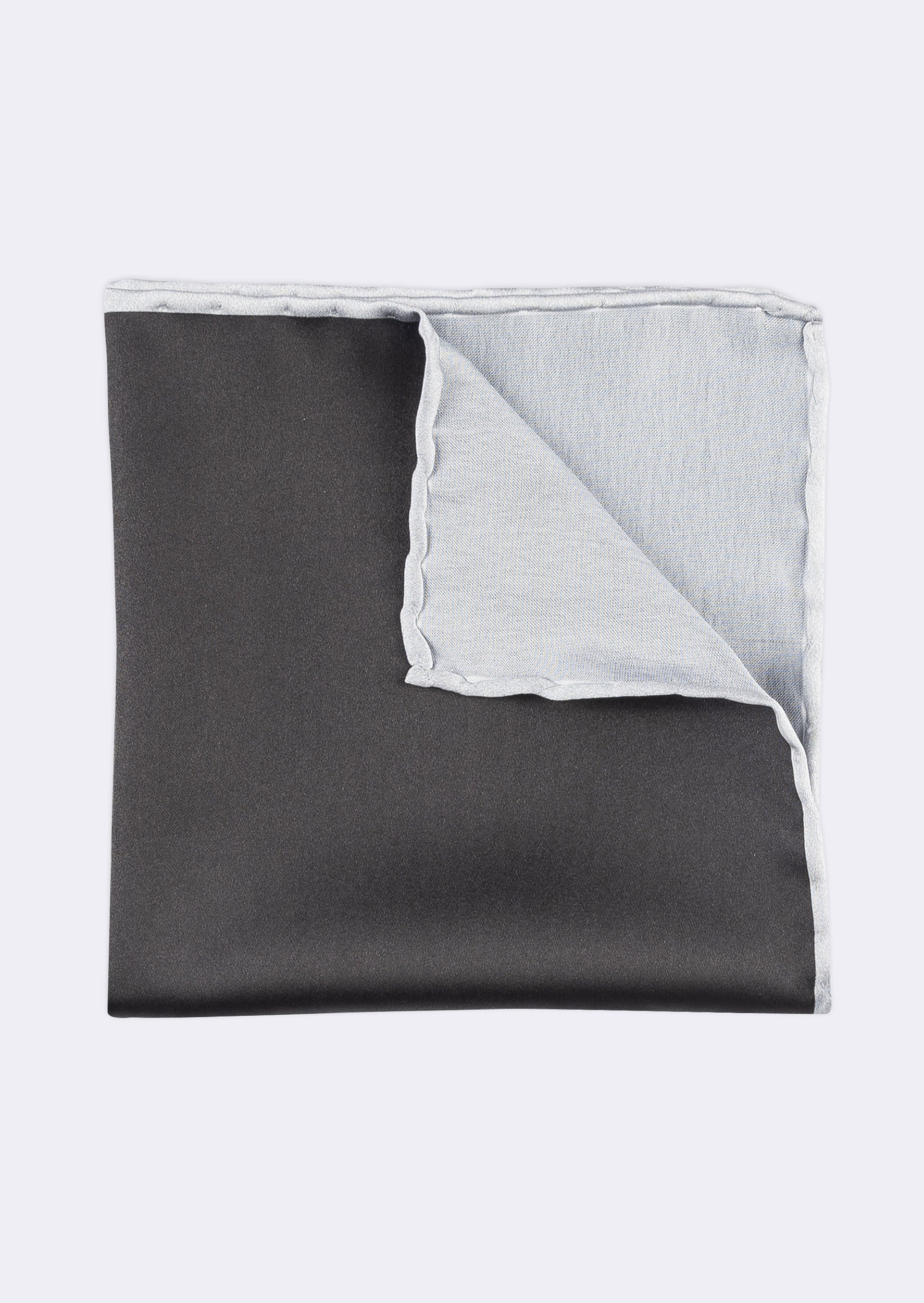 Black Pocket Square