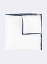White Pocket Square