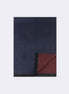 Standard Fit Navy - Burgundy Winter Scarf