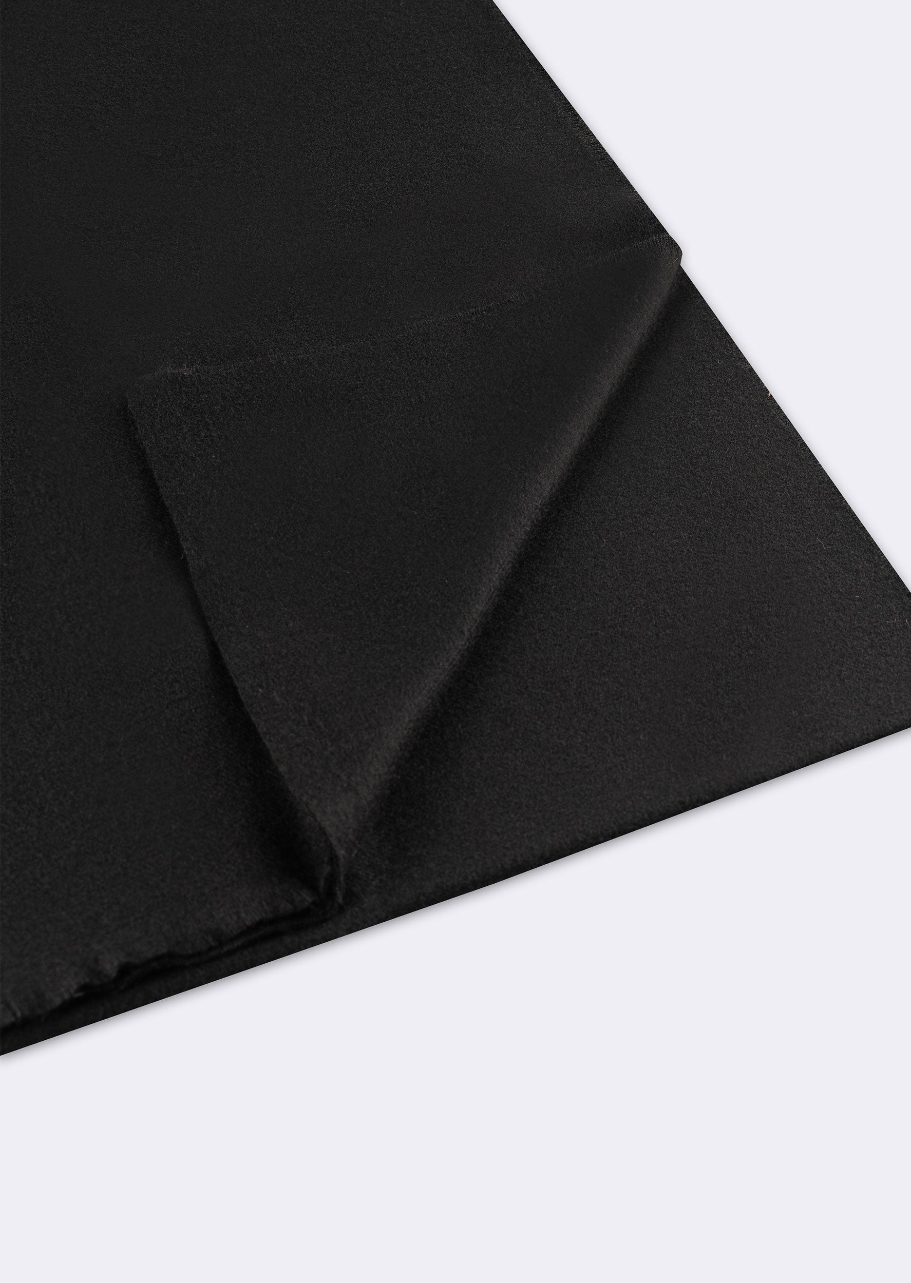 Standard Fit Black Winter Scarf