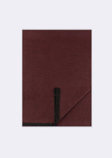Standard Fit Burgundy Winter Scarf