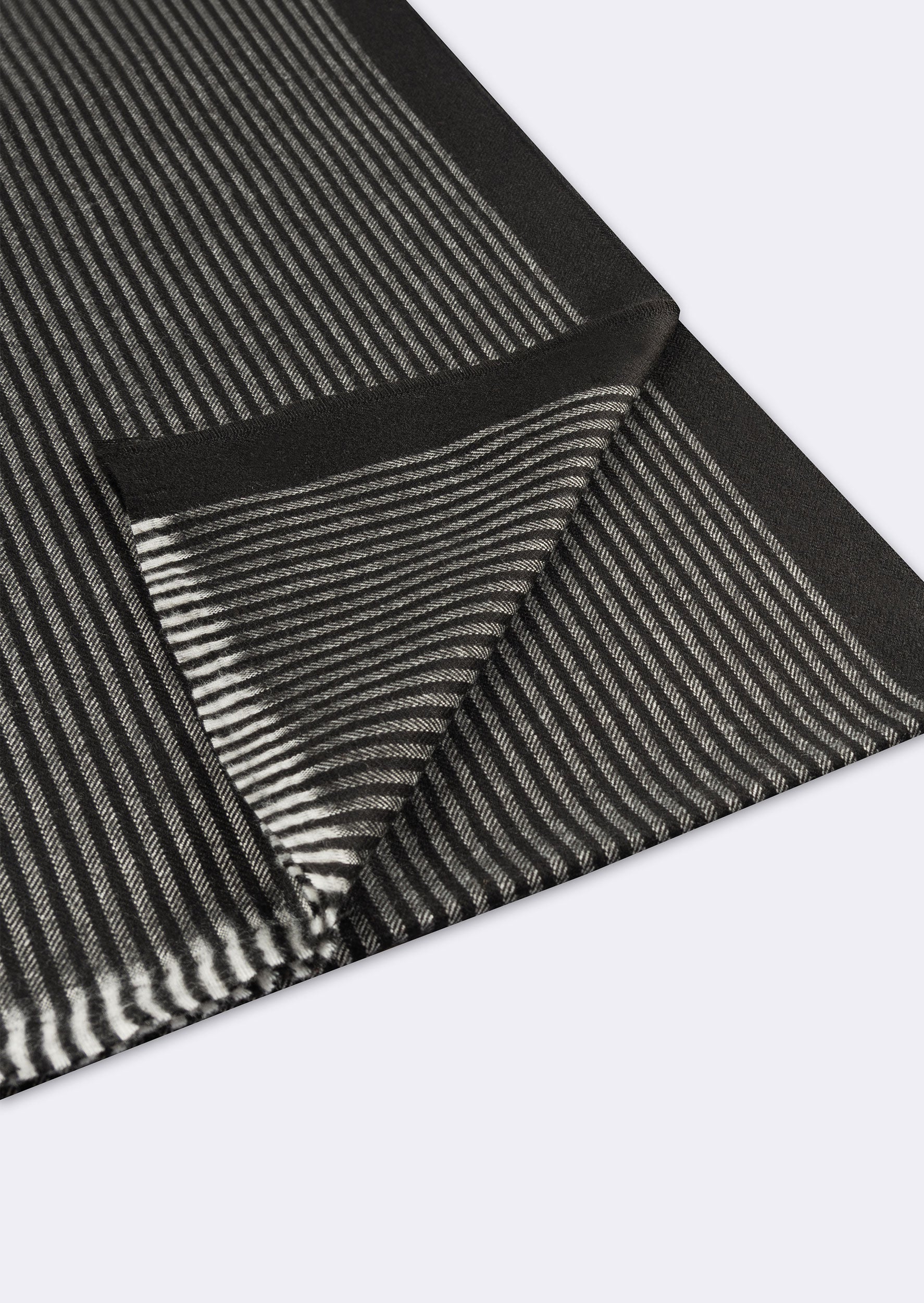 Standard Fit Black Winter Scarf