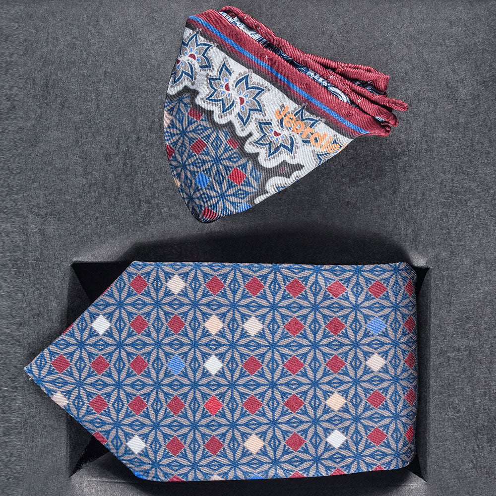 Color Tie & Pocket Square Set