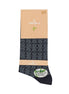 Navy - Grey Bamboo Sock