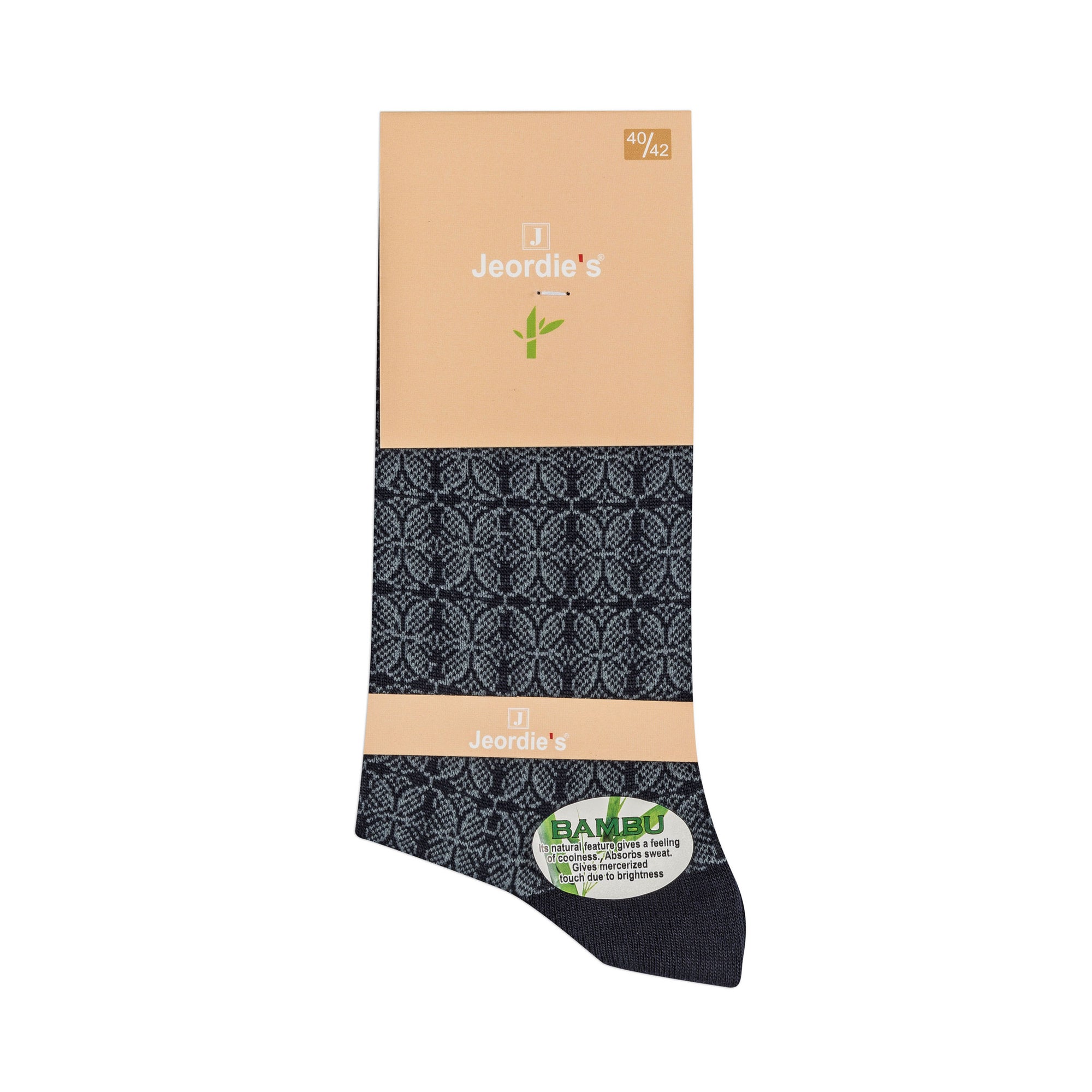 Navy - Grey Bamboo Sock
