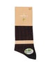 Black - Burgundy Bamboo Sock