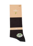 Black - Burgundy Bamboo Sock