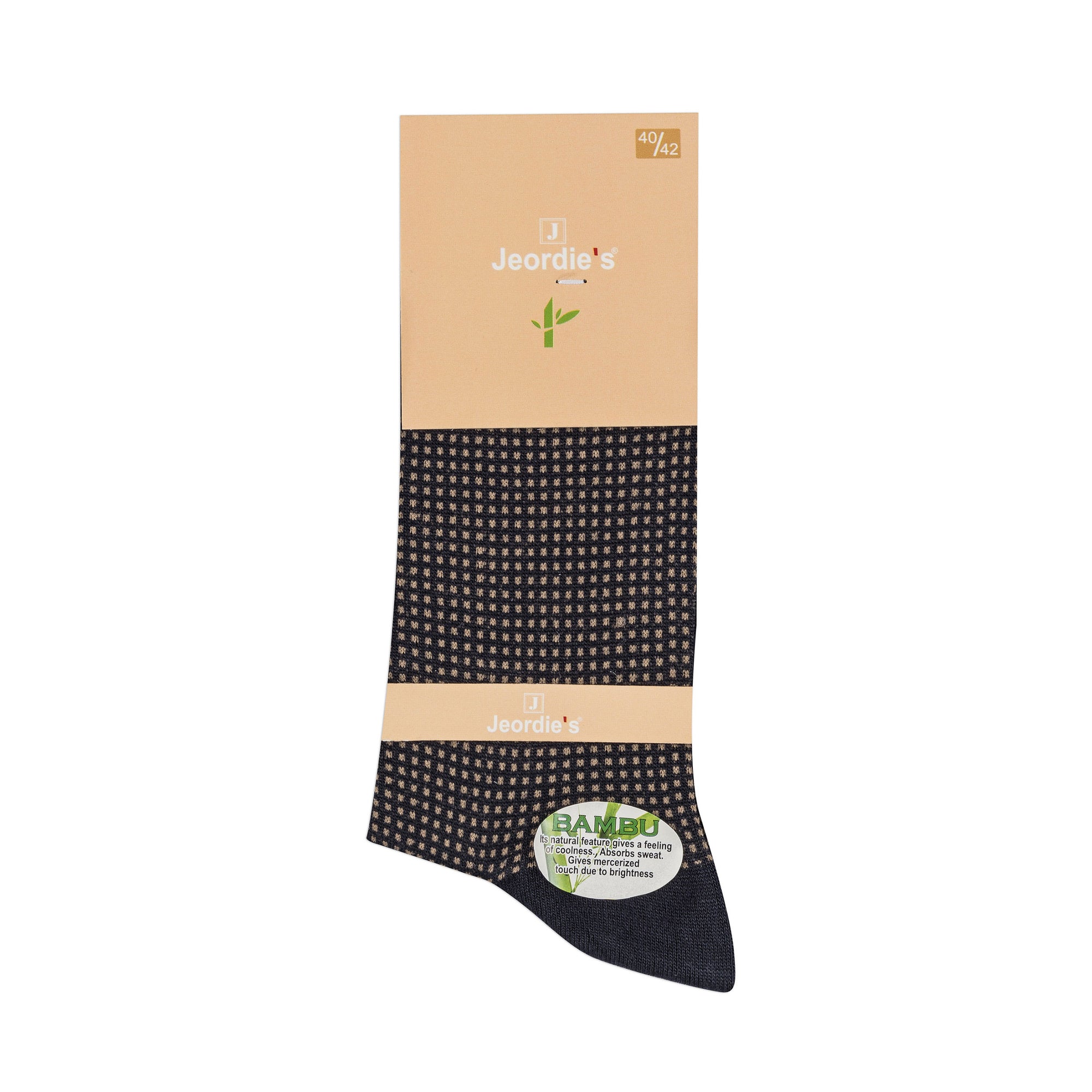 Navy - Mustard Bamboo Sock