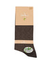 Brown - Beige Bamboo Sock