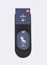 Black Cotton Sock