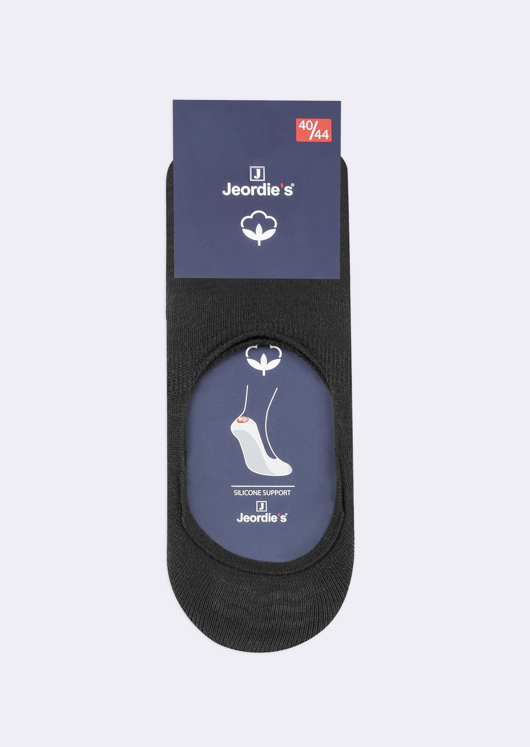 Black Cotton Sock