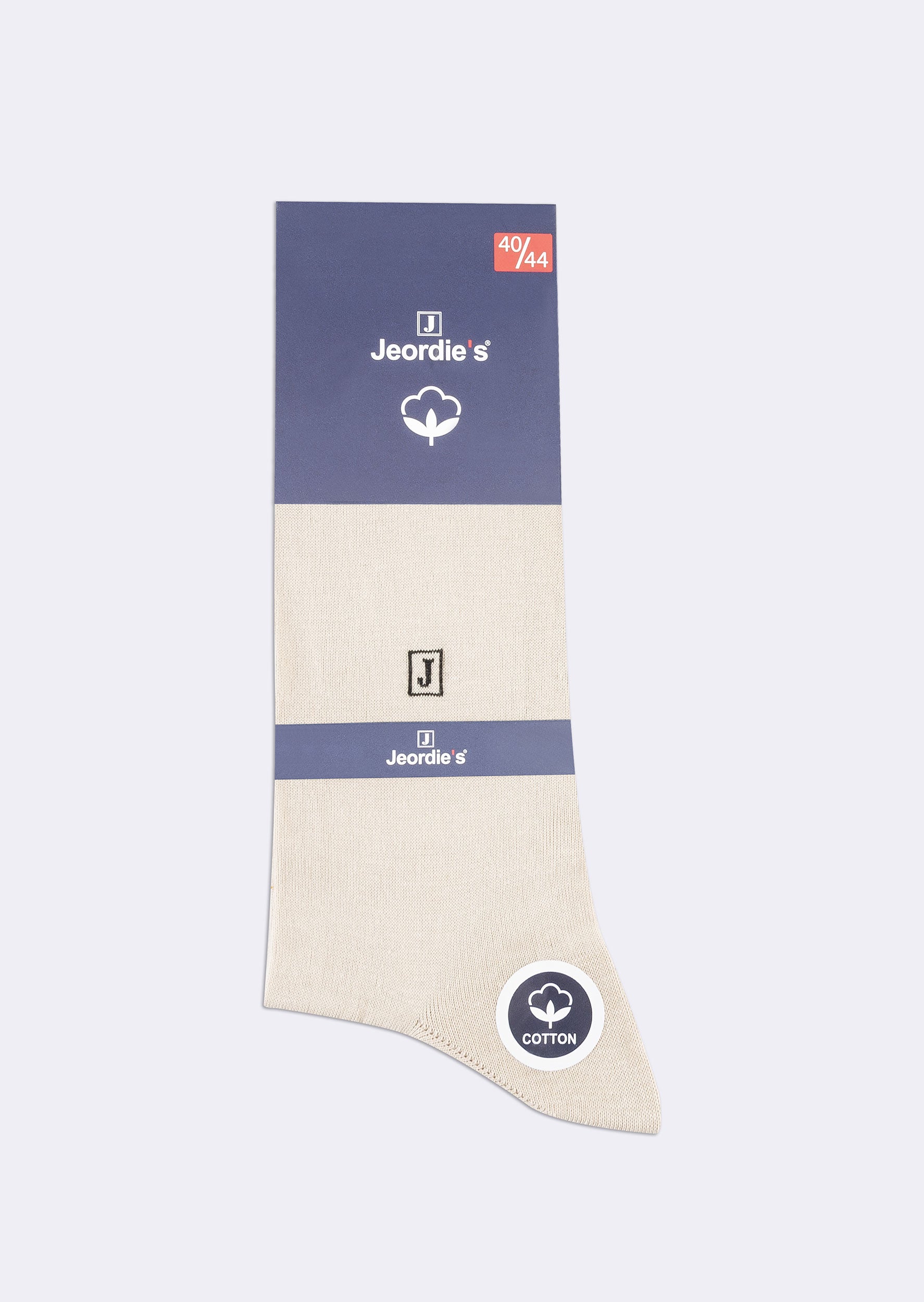 Beige Cotton Sock