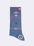 Royal Blue Cotton Sock