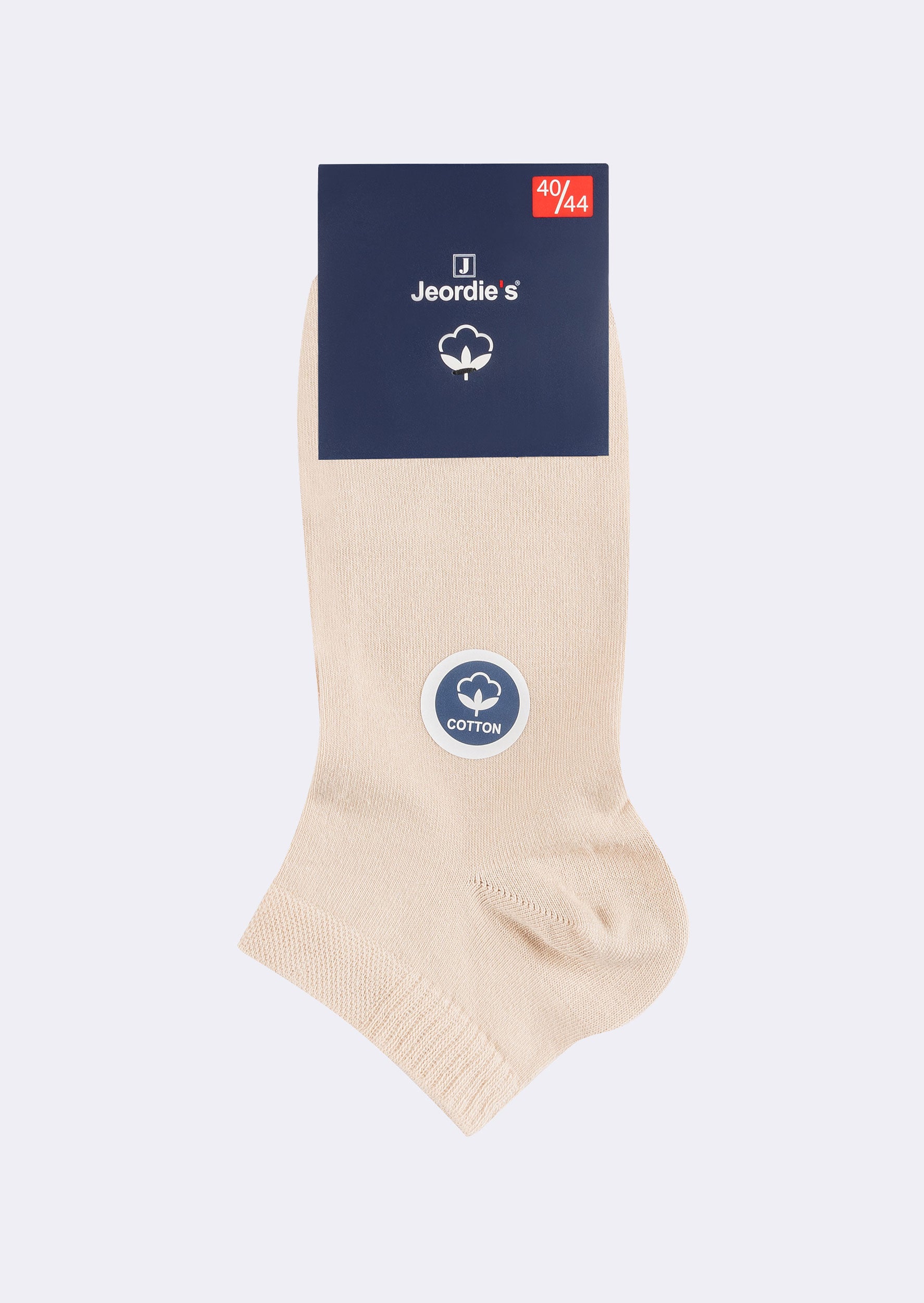 Beige Cotton Sock