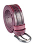 Burgundy Leather Belt