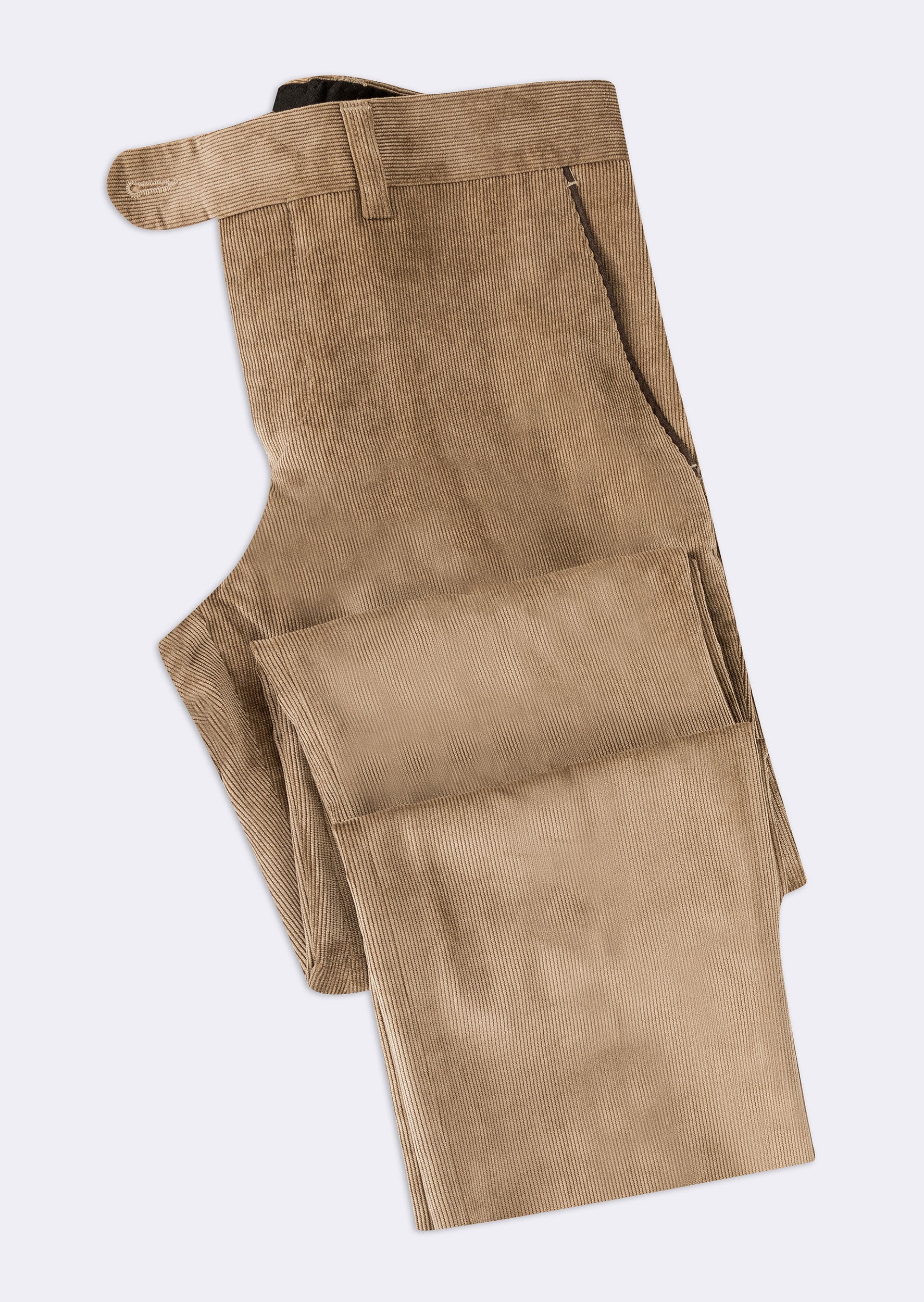 Beige Corduroy Trouser