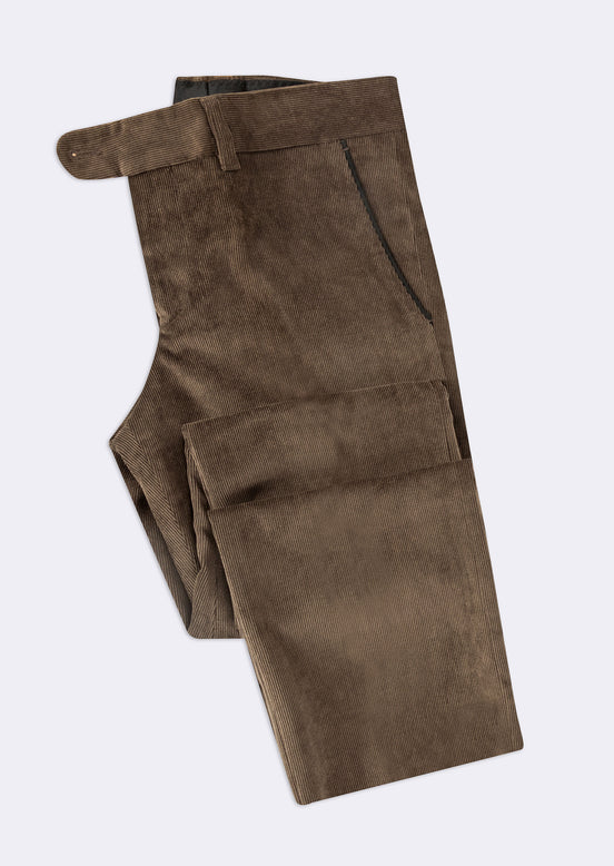 Dark Brown Corduroy Trouser
