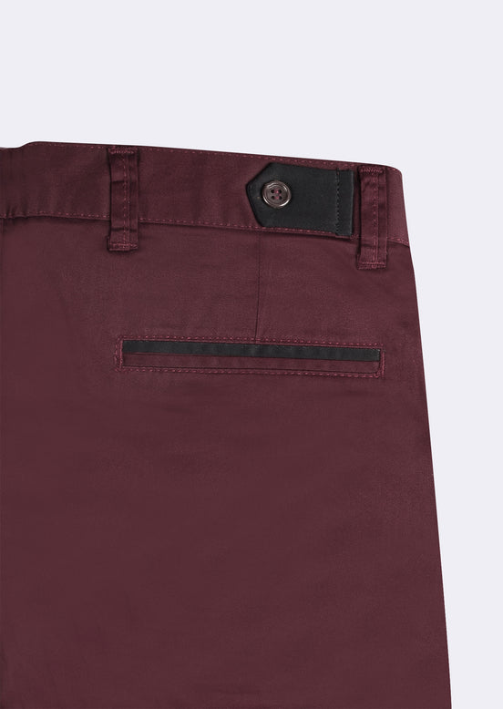 Burgundy Bermuda Short
