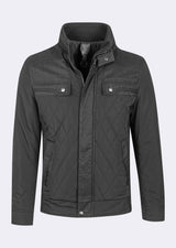 Black Quilted Coat