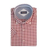 Burgundy Short Sleeve Shirt