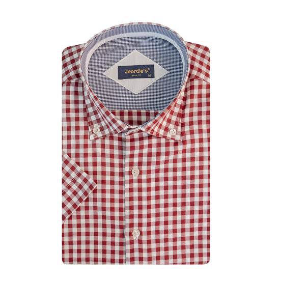 Burgundy Short Sleeve Shirt
