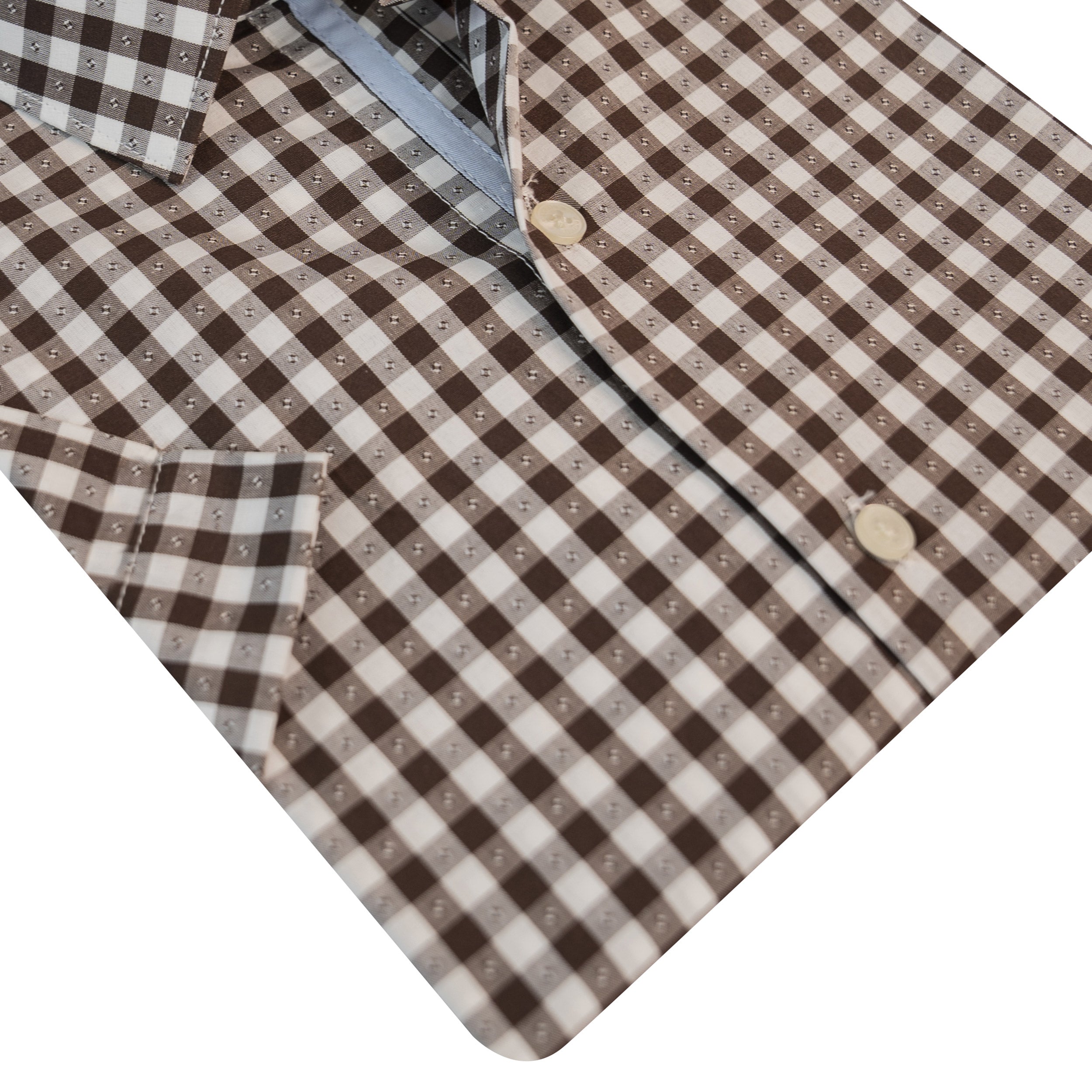 Brown Short Sleeve Shirt