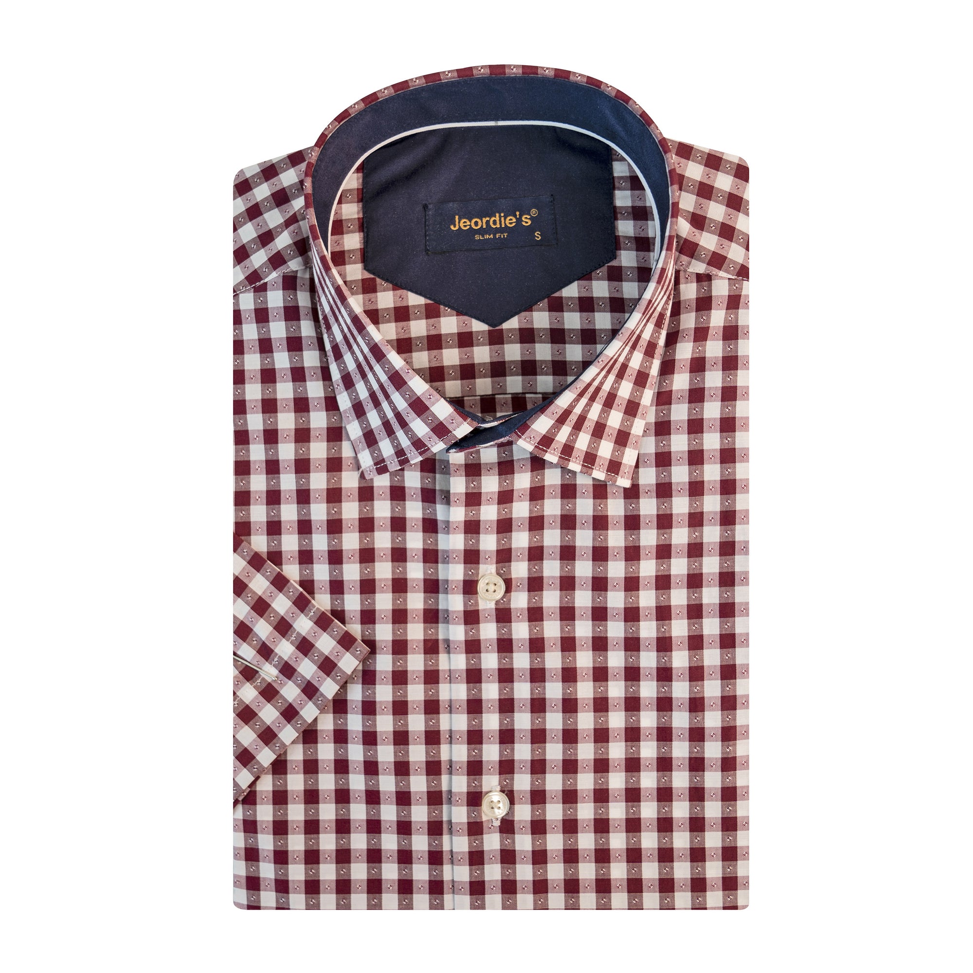 Burgundy Short Sleeve Shirt