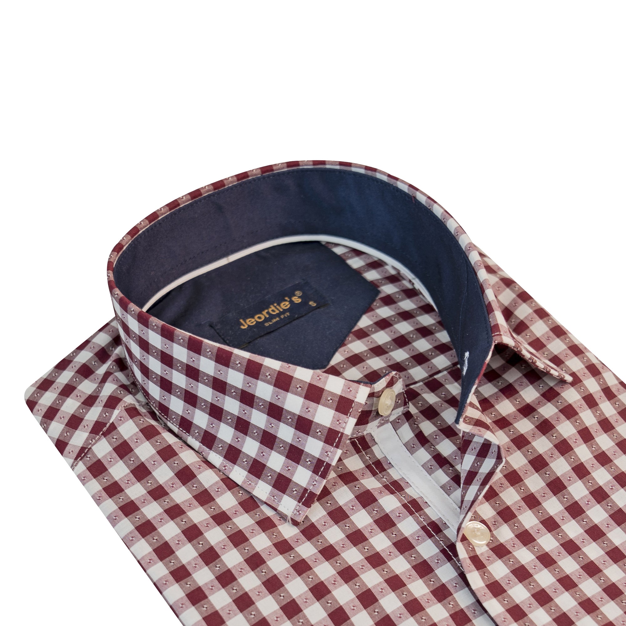 Burgundy Short Sleeve Shirt