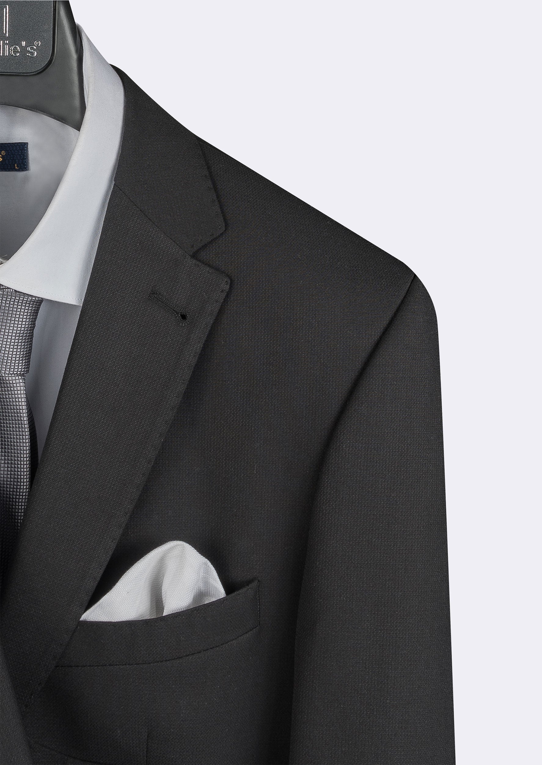 Black Three-Piece Suit