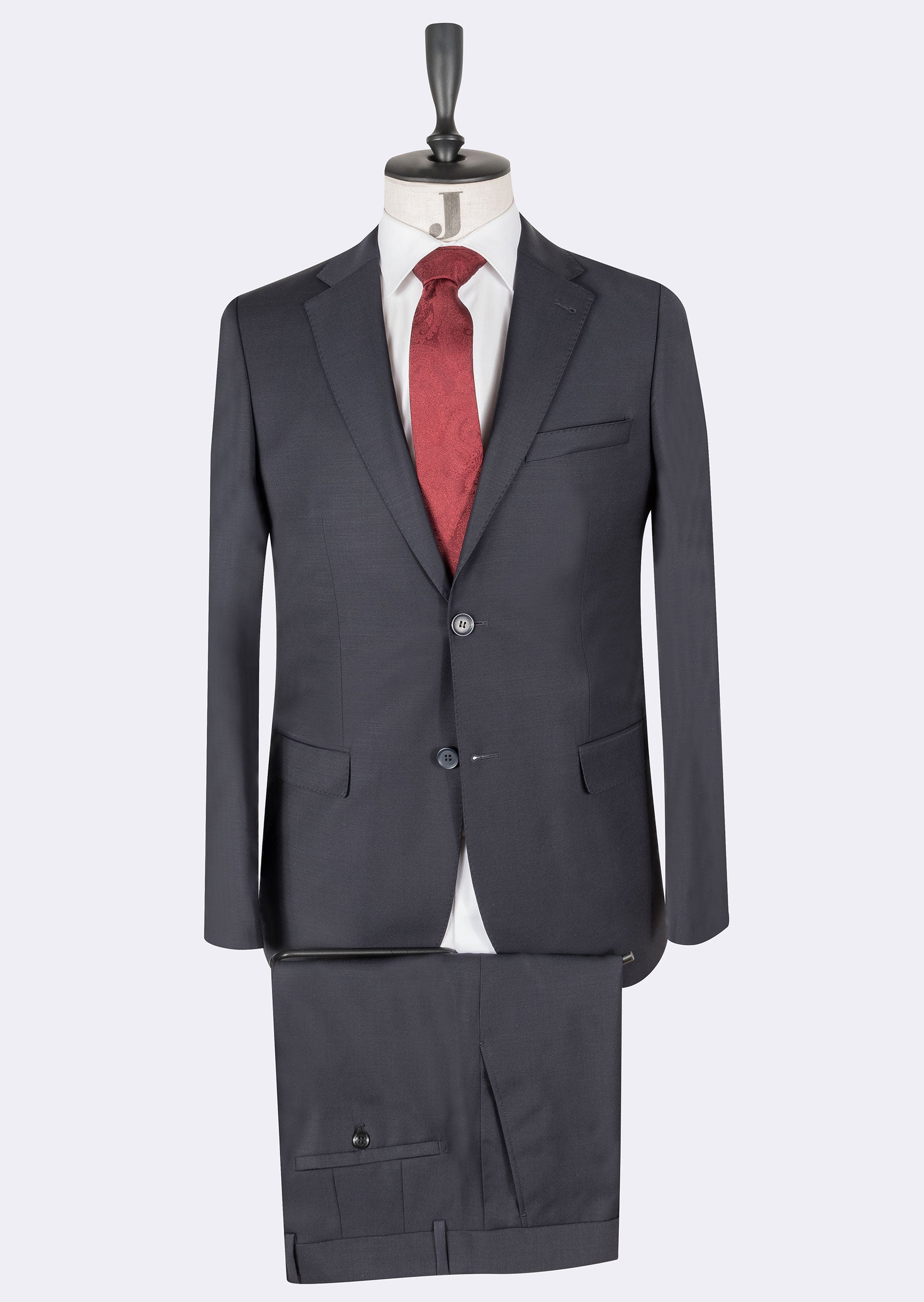 Navy Wool Suit