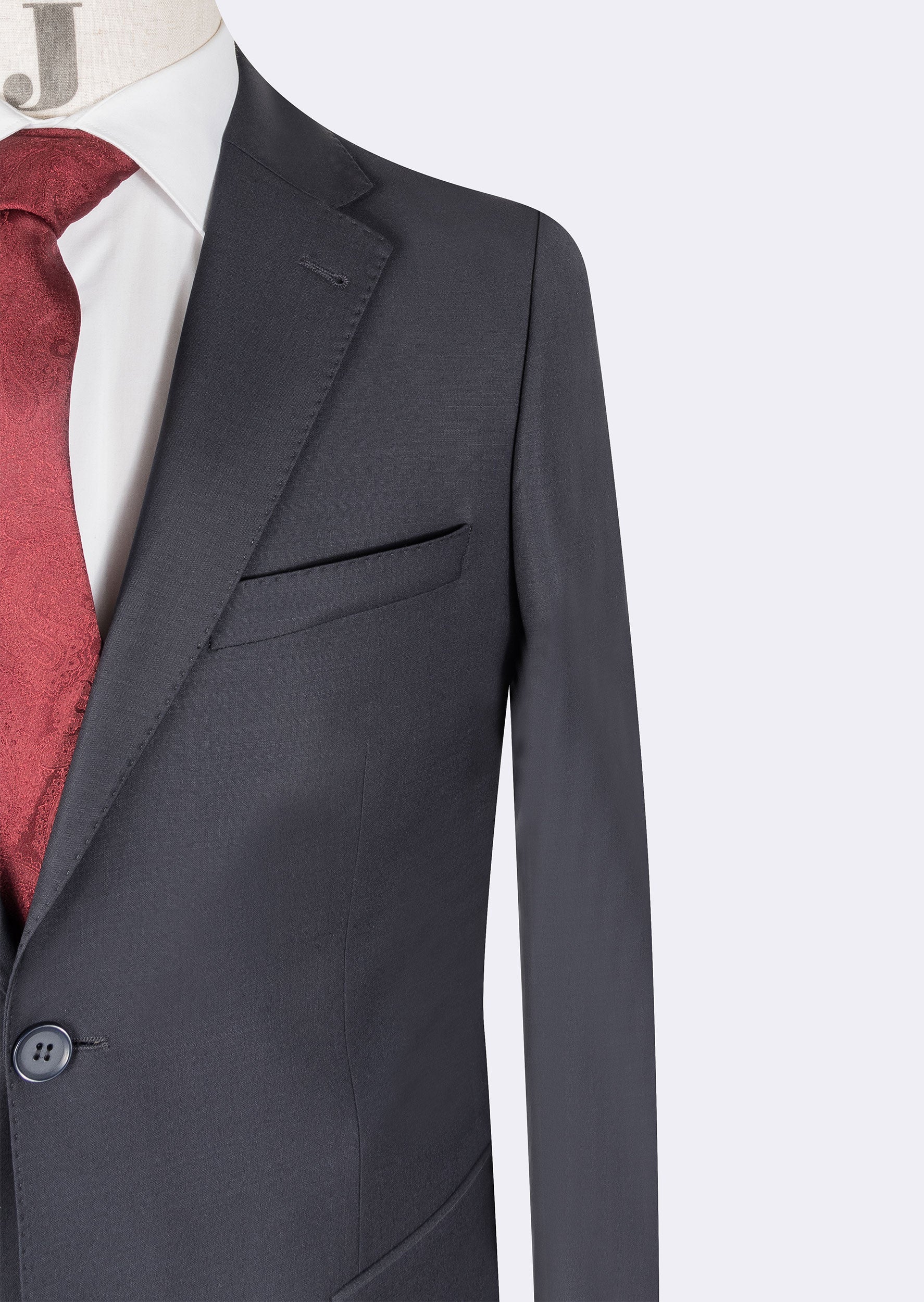 Navy Wool Suit