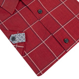 Burgundy Short Sleeve Shirt