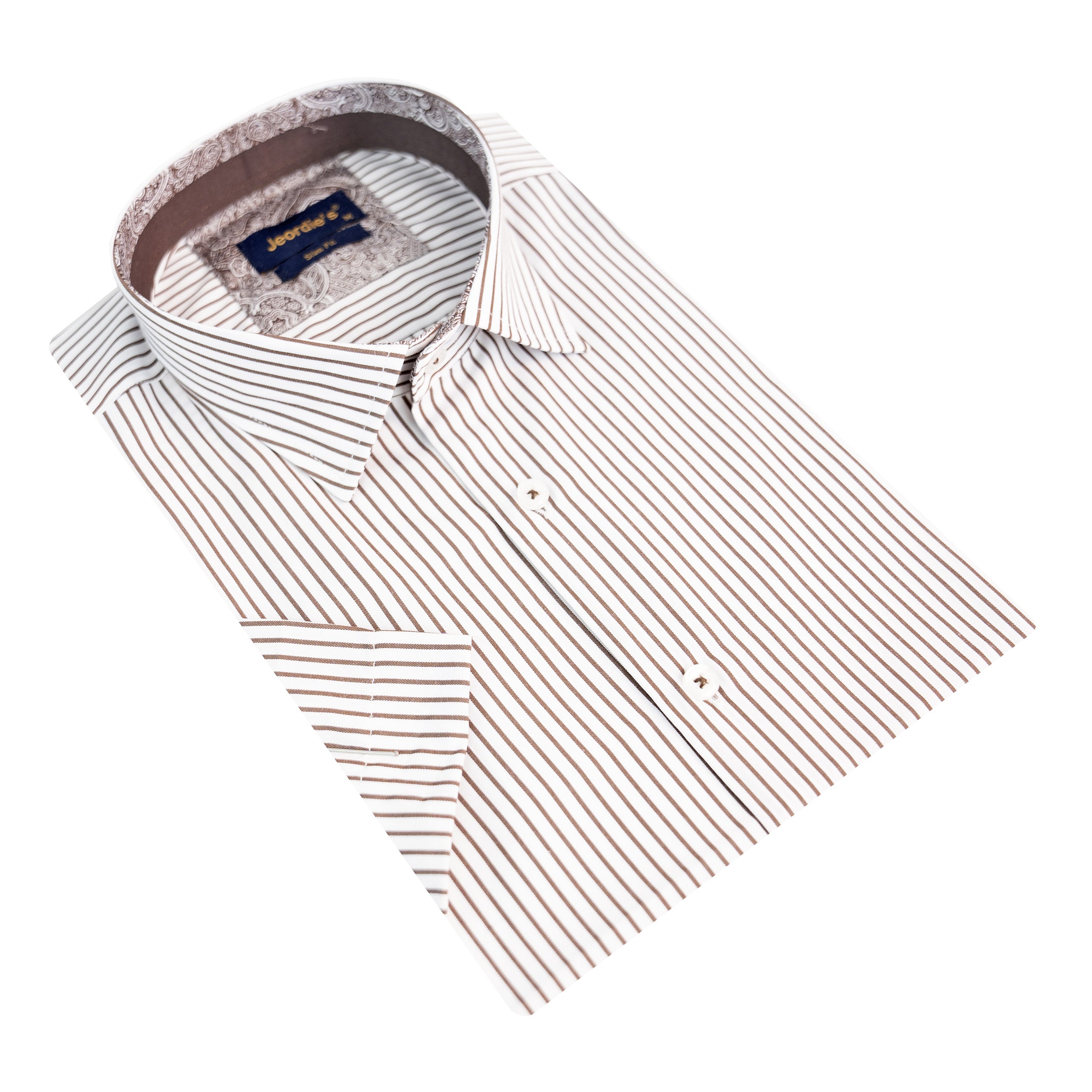 Brown Short Sleeve Shirt