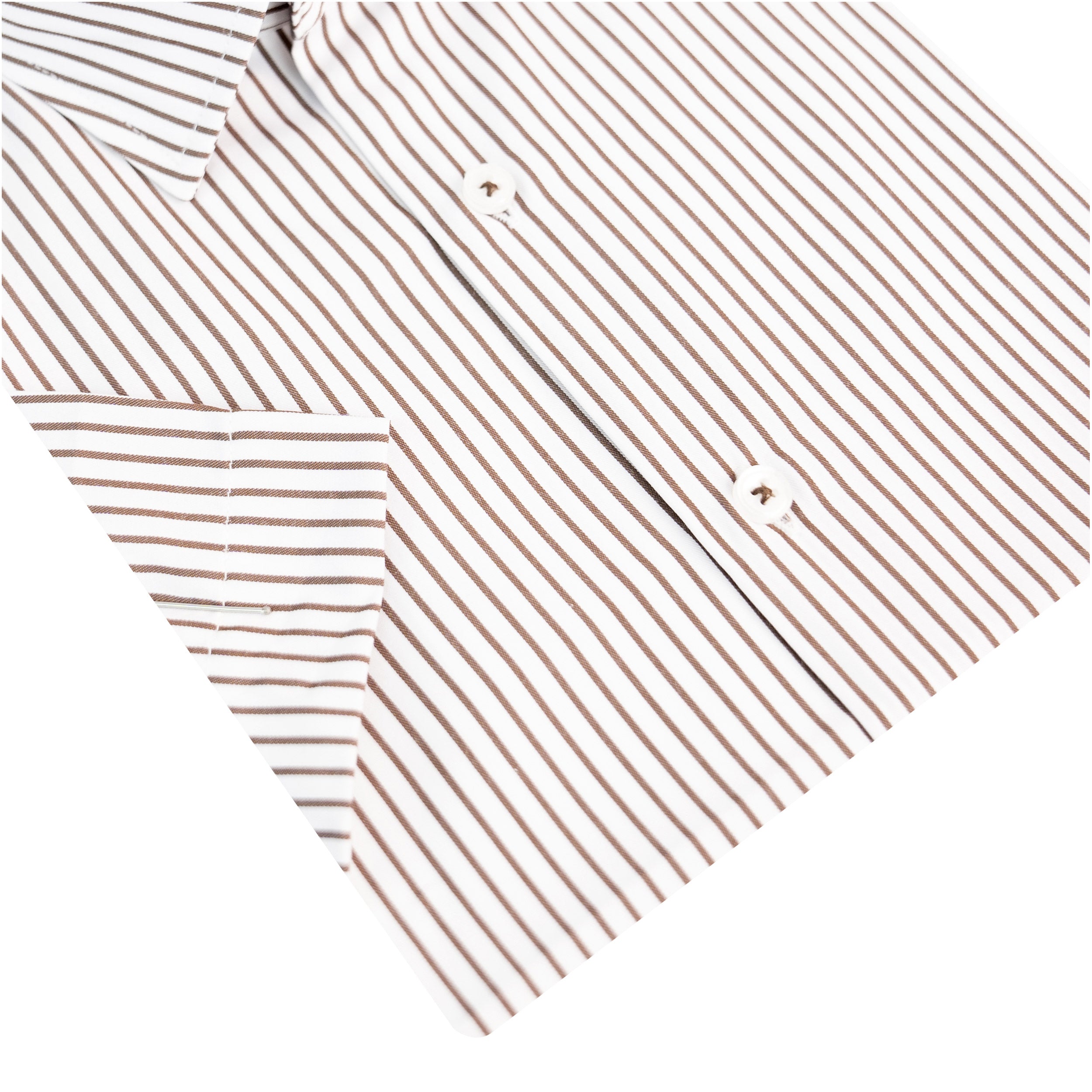 Brown Short Sleeve Shirt