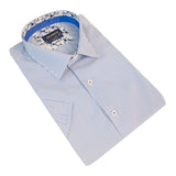 Sax Blue Short Sleeve Shirt