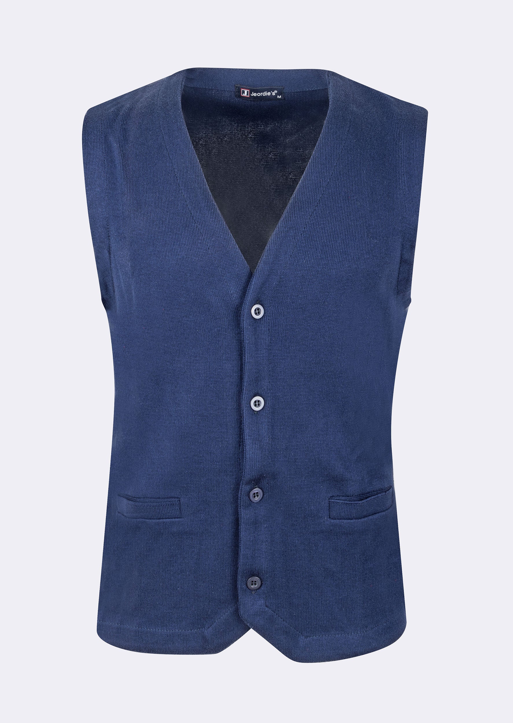 Light Navy Knitted Vest