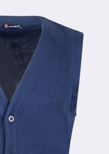 Light Navy Knitted Vest