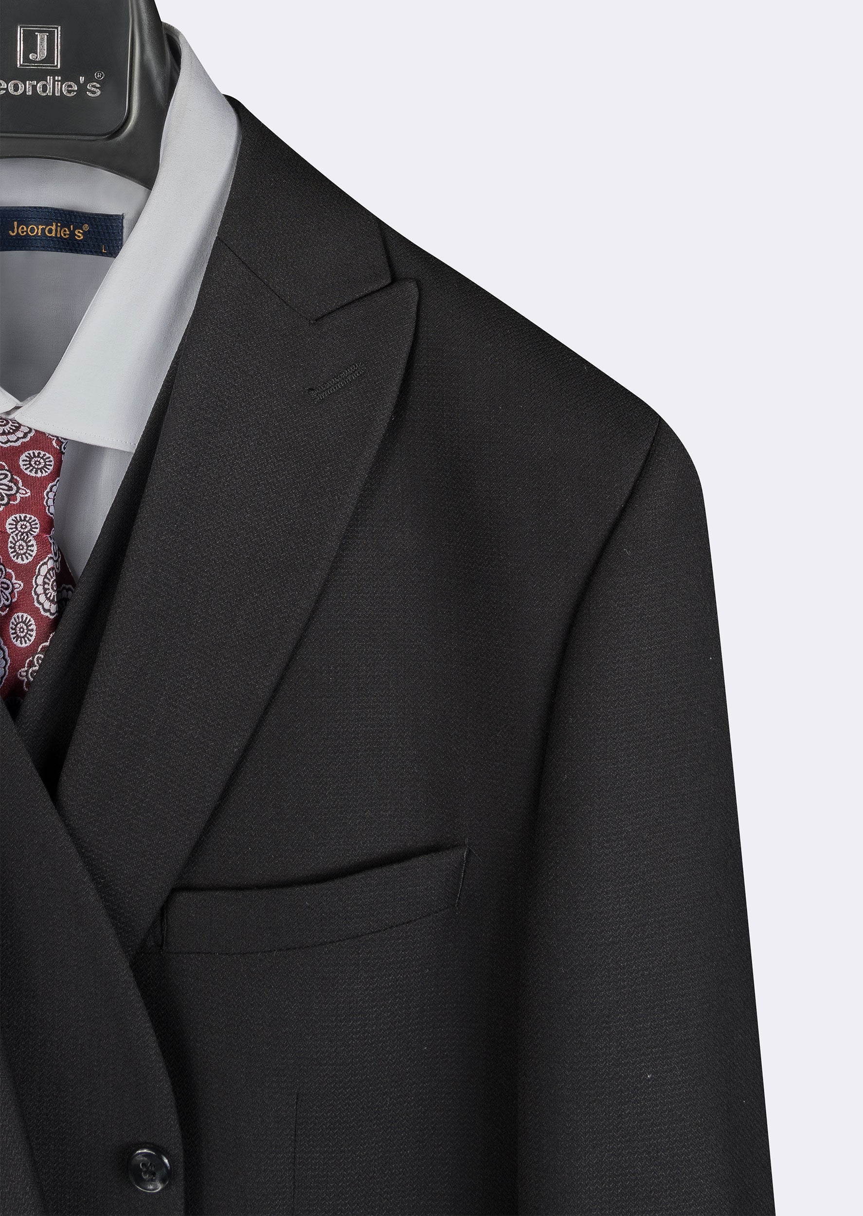 Black Three-Piece Suit